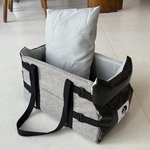 Transform Your Pet's Travel Experience with the Pet Leather Carrier Bed Car Seat Mat